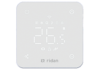 088L1142R Электронный комнатный термостат RSmart-FW с Wi-Fi подключением 230V, белый